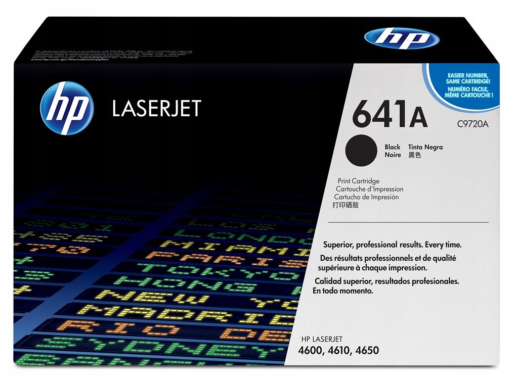 Toner Hp 641A C9720A 9 tisíc Originální černý LaserJet 4600 4610 4650