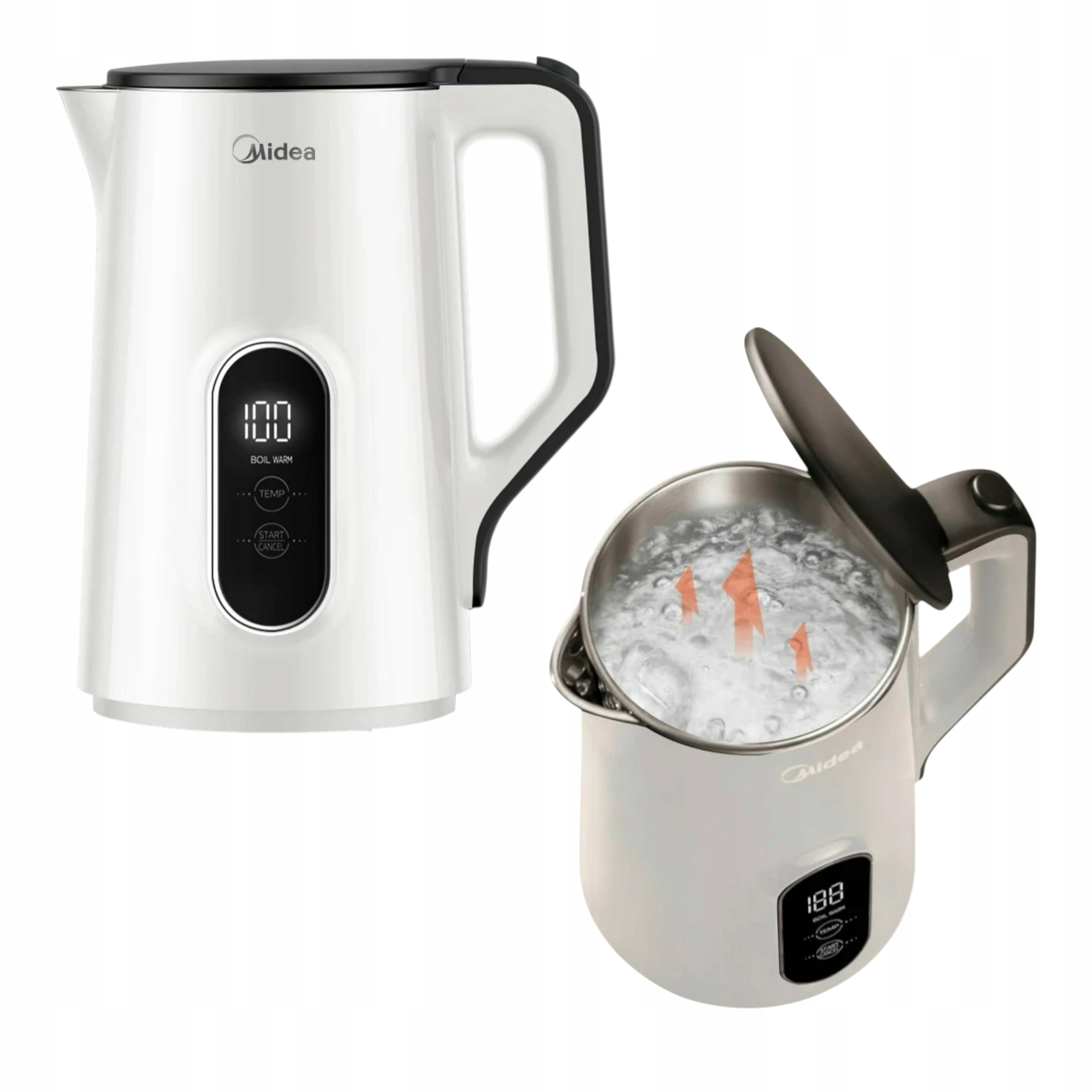 Elektrická varná konvice s regulací teploty 220 – 240 V 1850-2200 W Midea