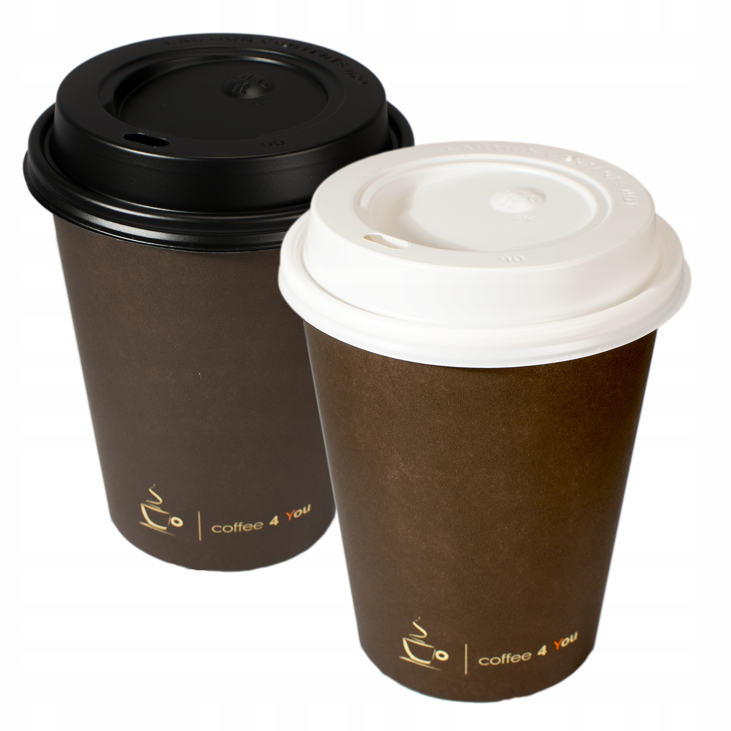 KUBKI PAPIEROWE DO KAWY 250ML C4Y + WIECZKA 100 SZTUK (do odsprzedaży)