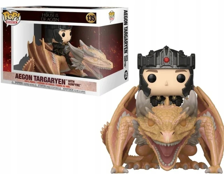Funko Pop! House Of The Dragon Rides 135 Aegon Targaryen na Sunfyre