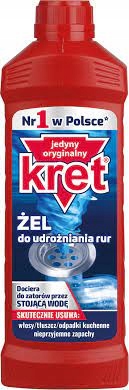 

Kret żel do udrożniania rur 500g