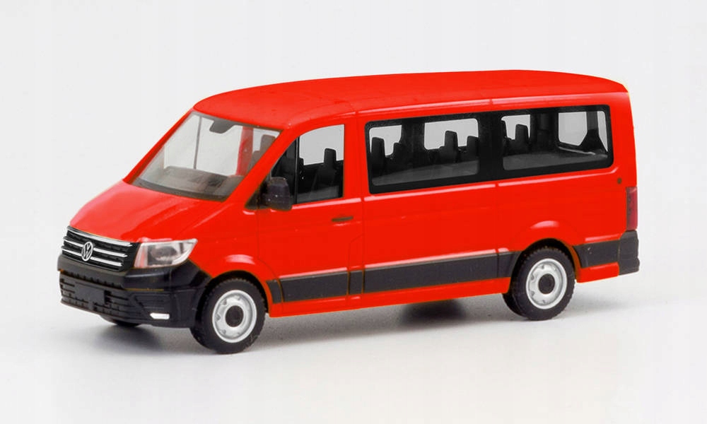 Herpa 095846 Vw Crafter Bus Fd červená