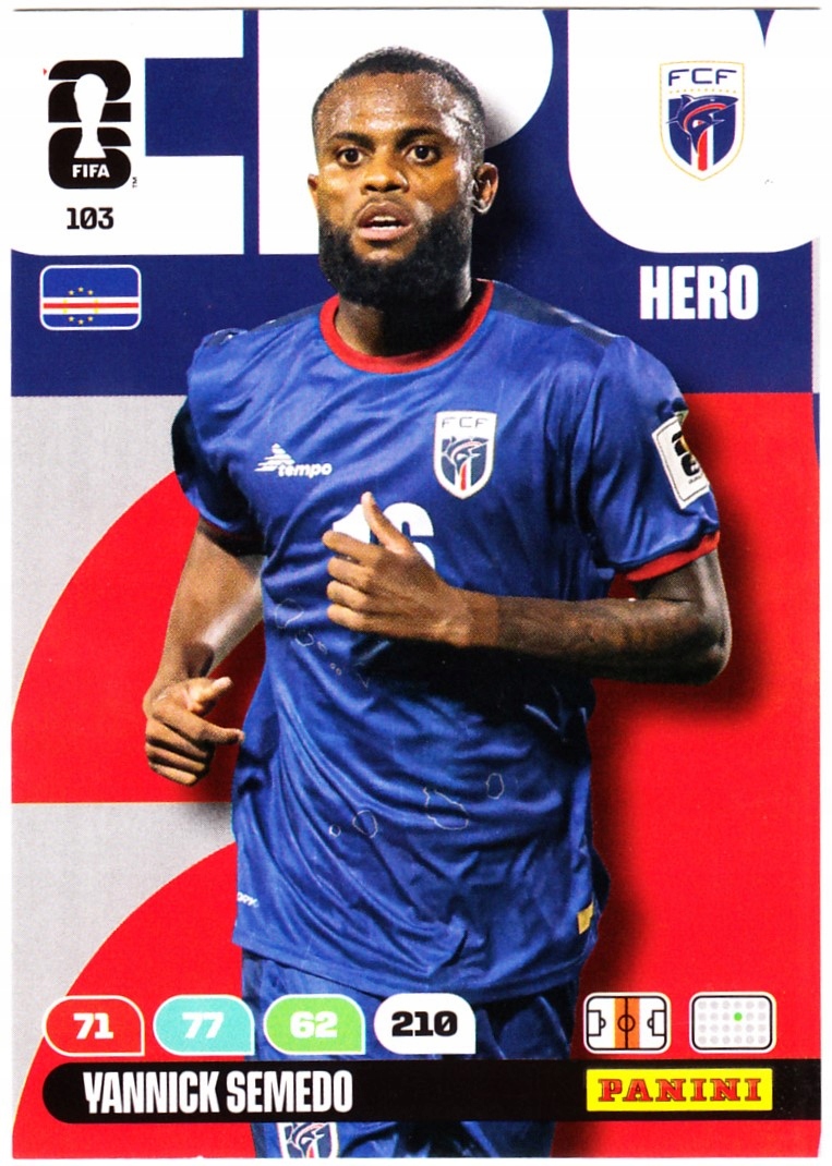 Karta Kolekcjonerska Panini Fifa World Cup 2026 Core Yannick Semedo 103