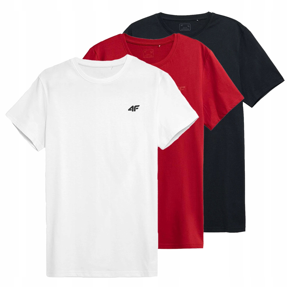 

Zestaw 4F Koszulka Męska T-Shirt 3 szt. TSM352 XL