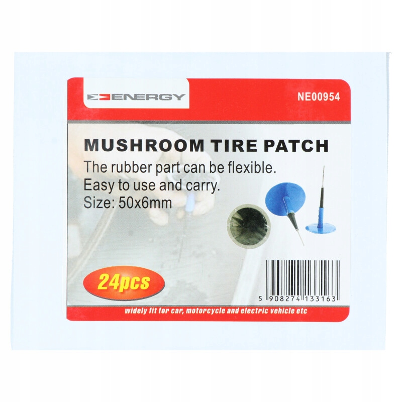 ШТИФТИ ДЛЯ РЕМОНТУ ШИН 6/50 ММ 24 ШТ. NE00954