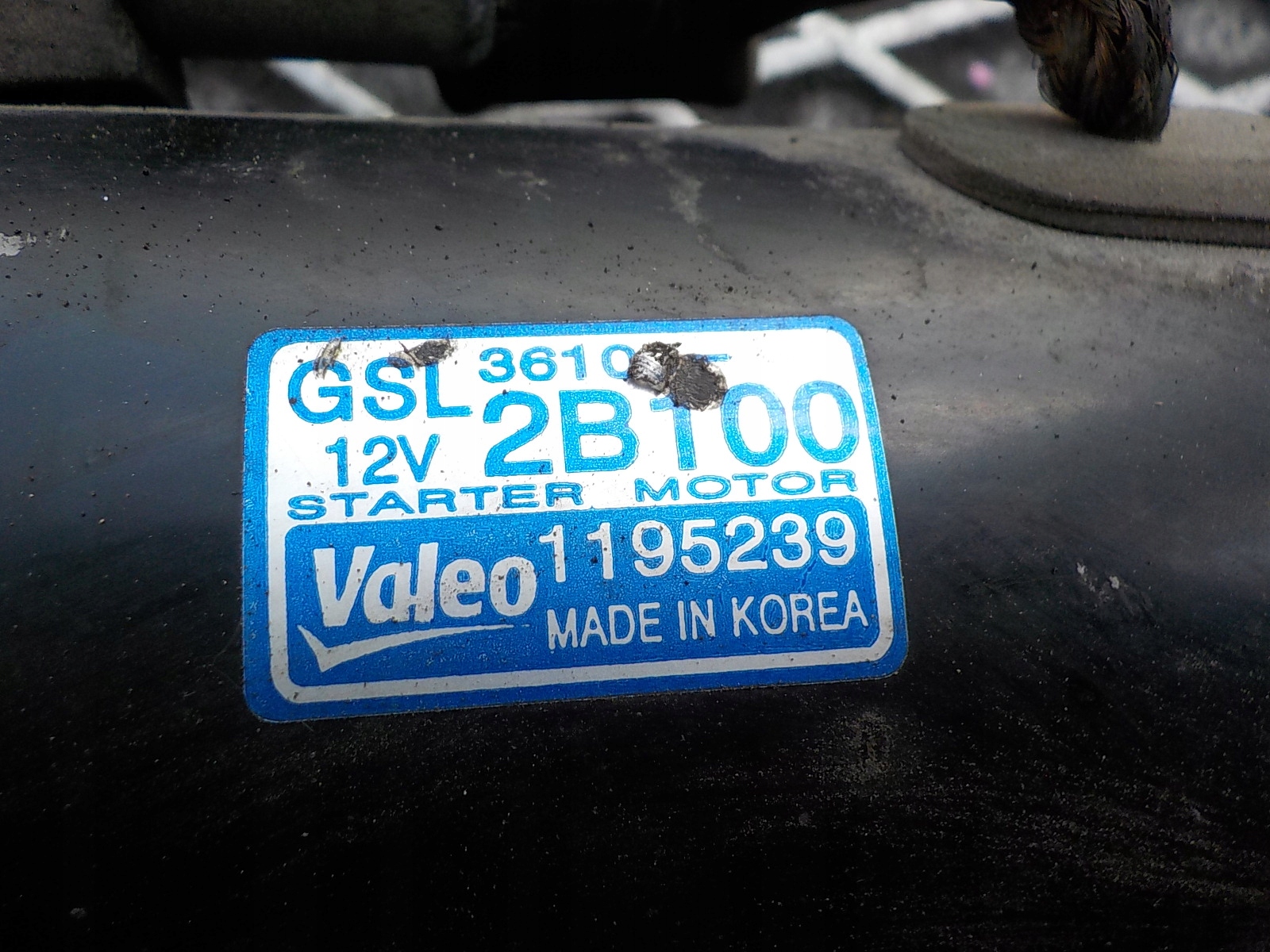 HYUNDAI I20 1.4 16V B starter 36100-2B100