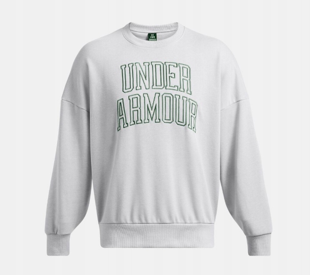 Pánská bavlněná mikina Under Armour Icon Hwt Terry Os Crew, šedá