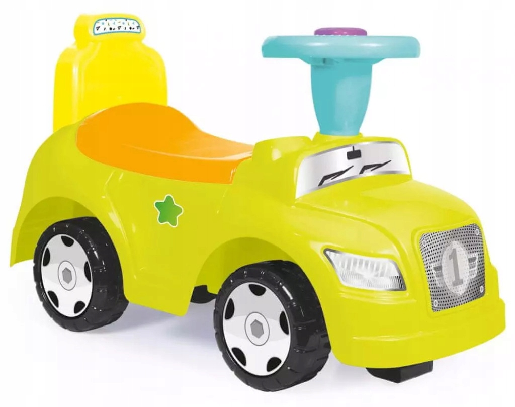 Down Bouncer samochód zielony 2w1 Dolu