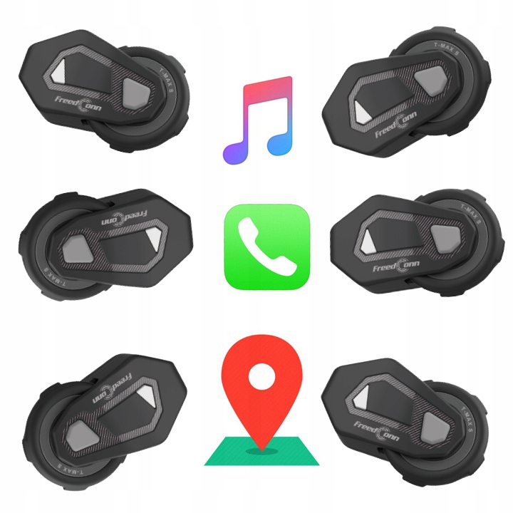 INTERKOM BLUETOOTH T-MAX S V4 PRO 1 kask mówi do nas po POLSKU Parowanie z interkomem innej marki tak