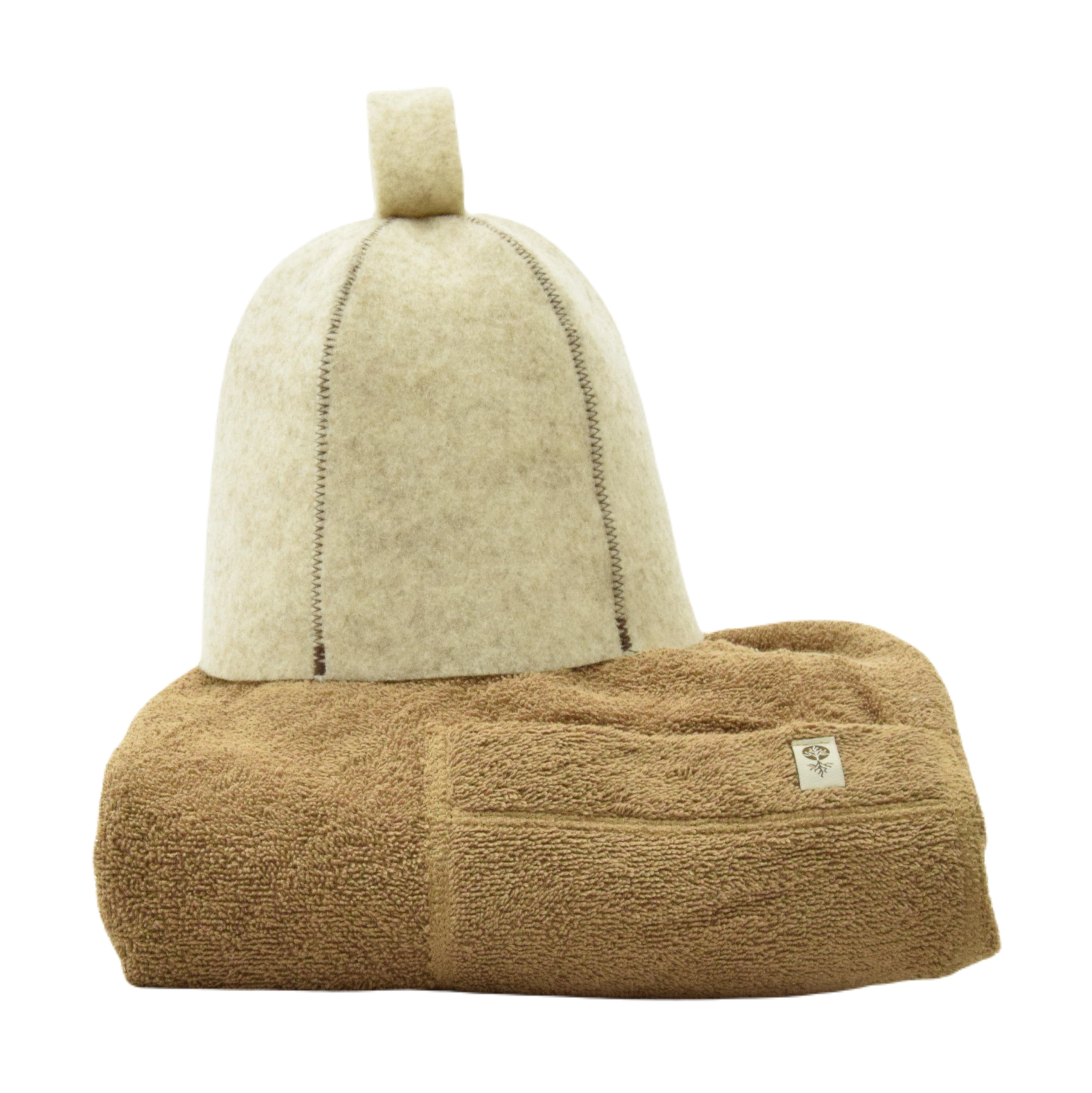 Čepice do sauny Kilt vlna bavlna Pánský set 2 ks vel M