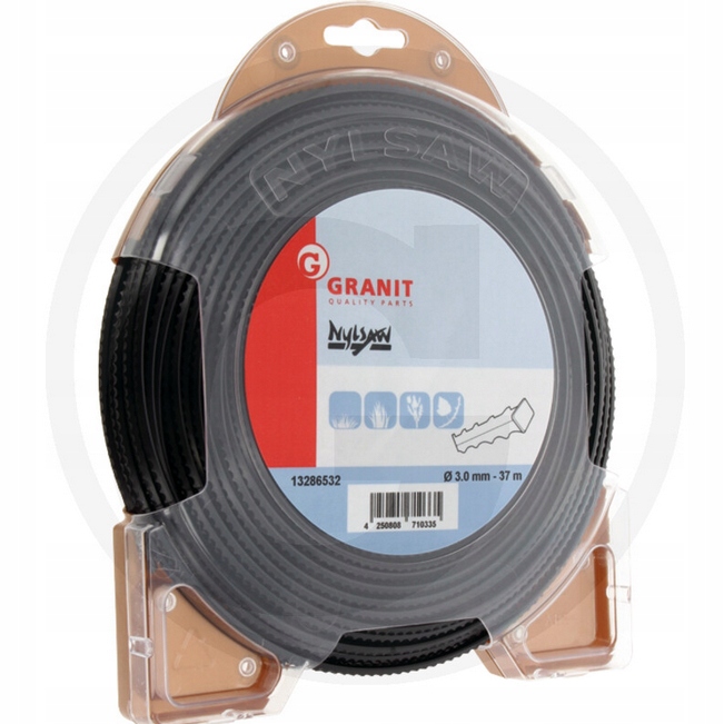 Struna Žraločí Zub Nylsaw Granit 3,0 mm 37 m