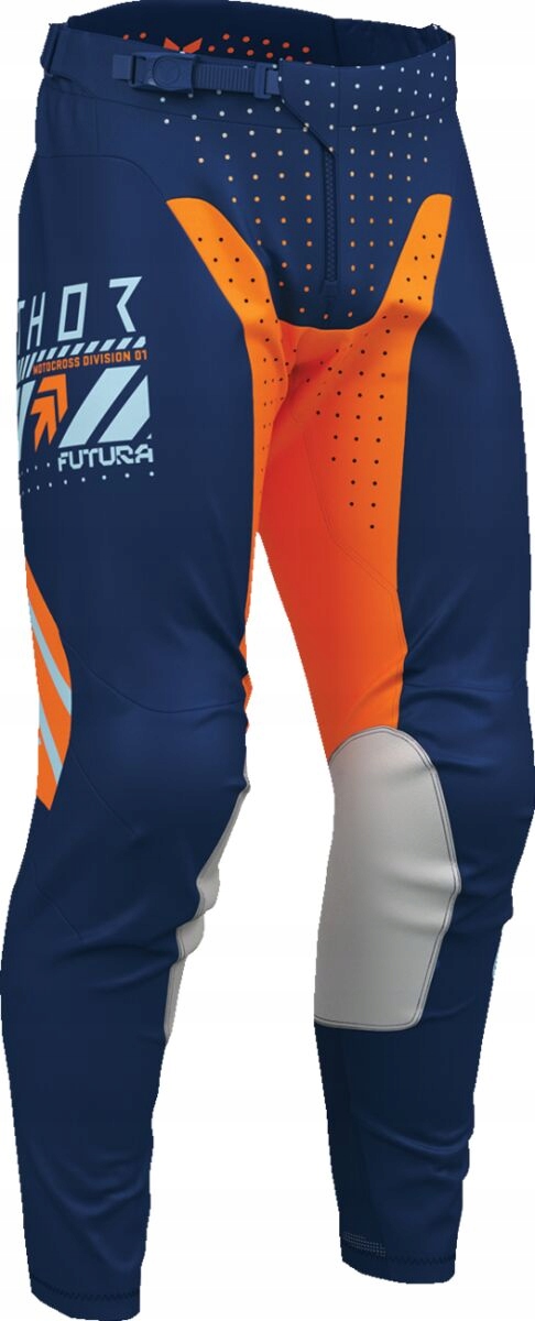 Nohavice Na Cross Thor Launchmode Futura Navy/orange 44