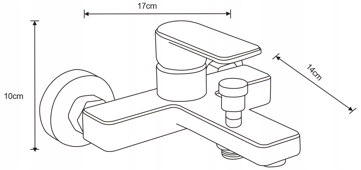 MEXEN CETUS BATHTUB BRASS KRÓM AKKUMULÁTOR Gyártói kód 744330-00