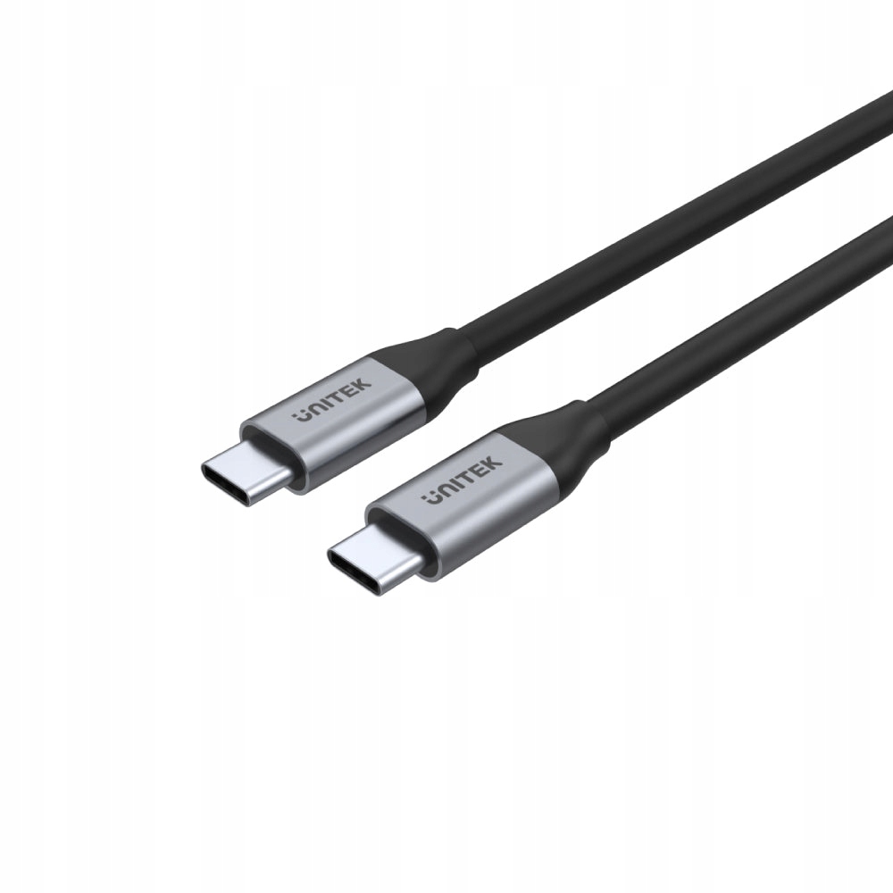 Unitek Kabel Przewód USB-C na USB-C | 1 metr | 4K 60Hz 20V/5A | C14082ABK