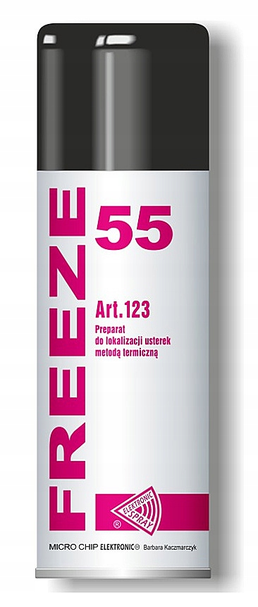 Zmrazovač Freeze -55C Spray 400ml Zmrazovač Ľadu