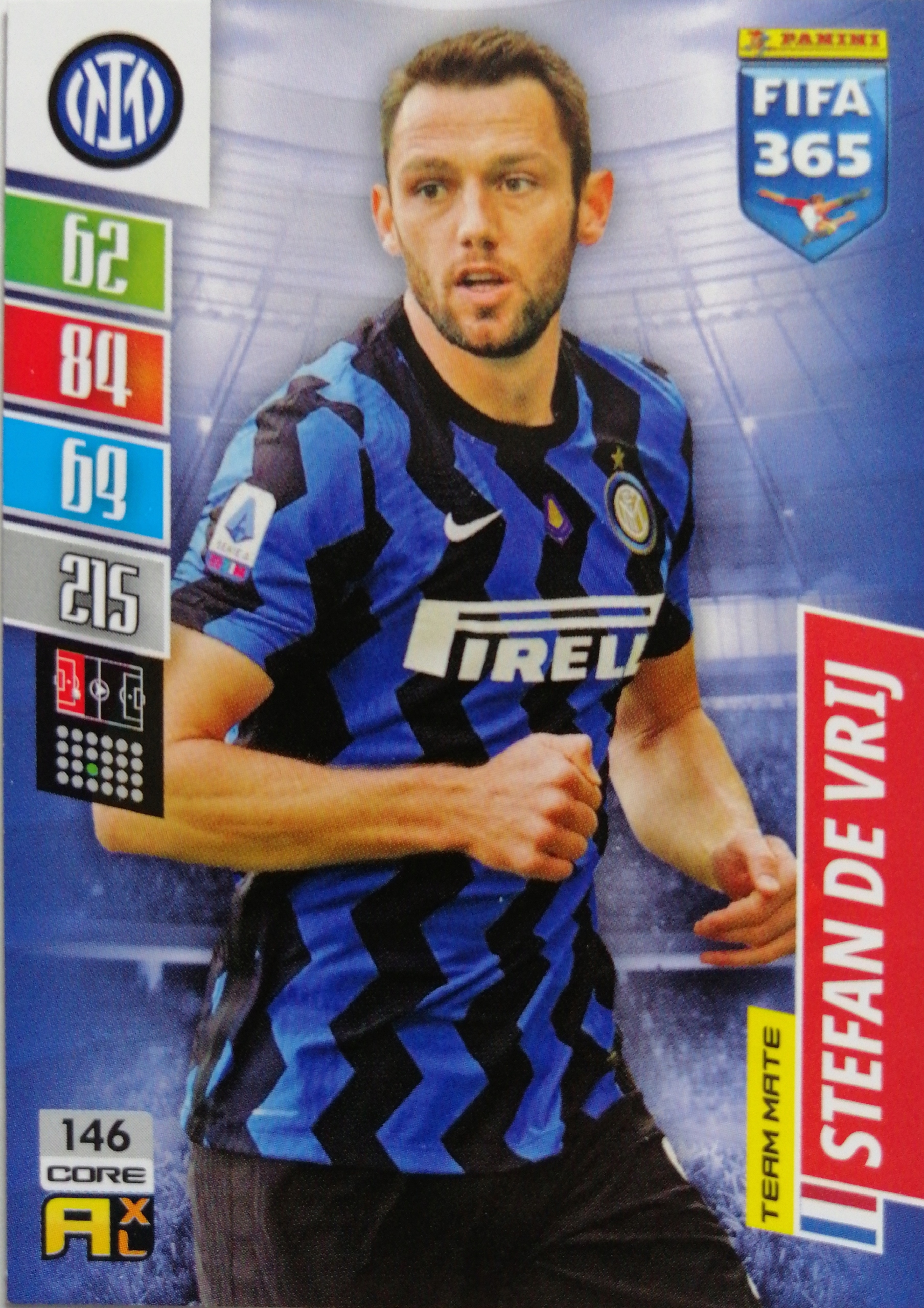 Fifa 365 2022 Team Mate Inter 146 Stefan De Vrij