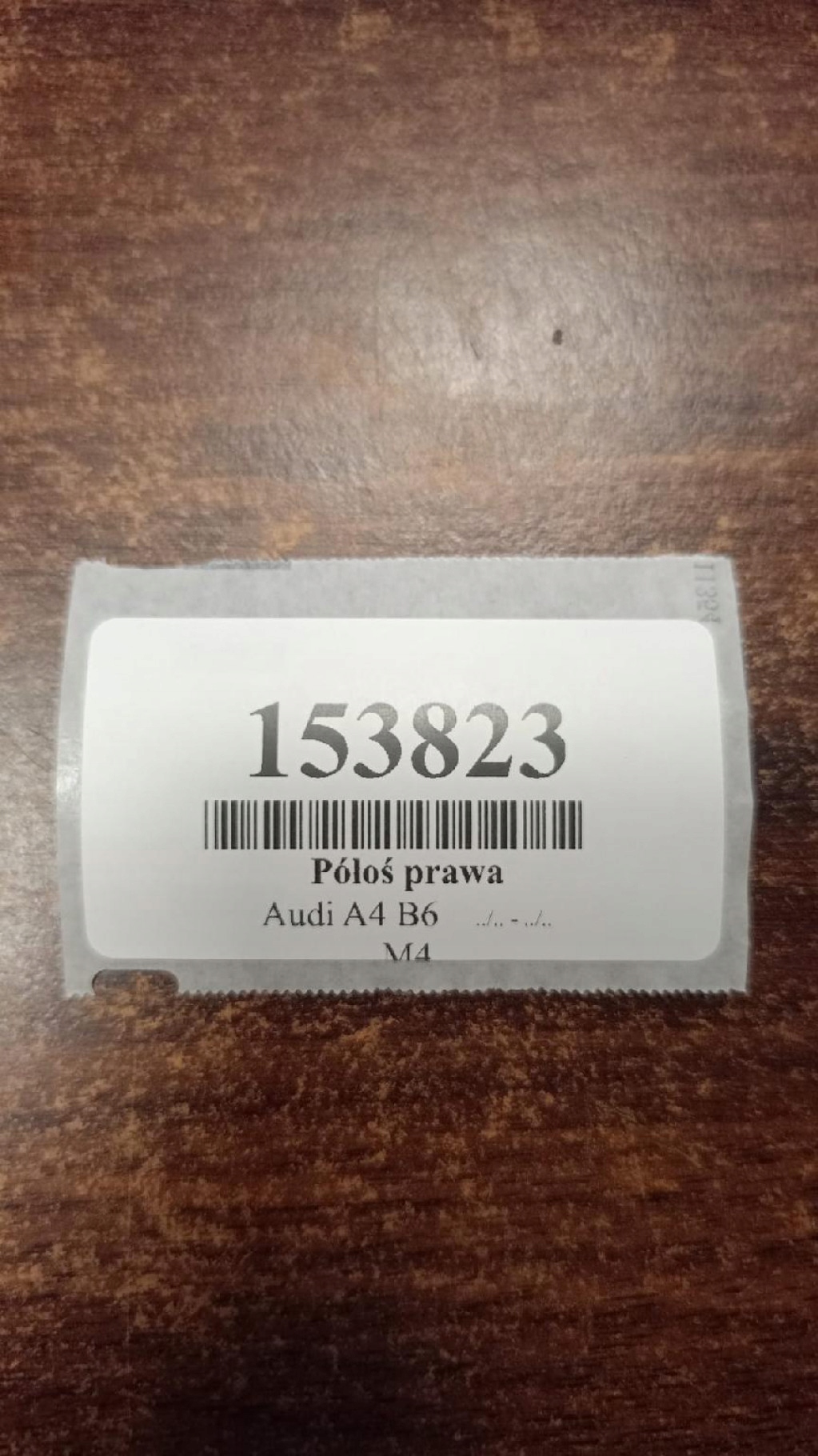 AUDI A4 B6 2.0 semi-axis right front 8E0407272AJ