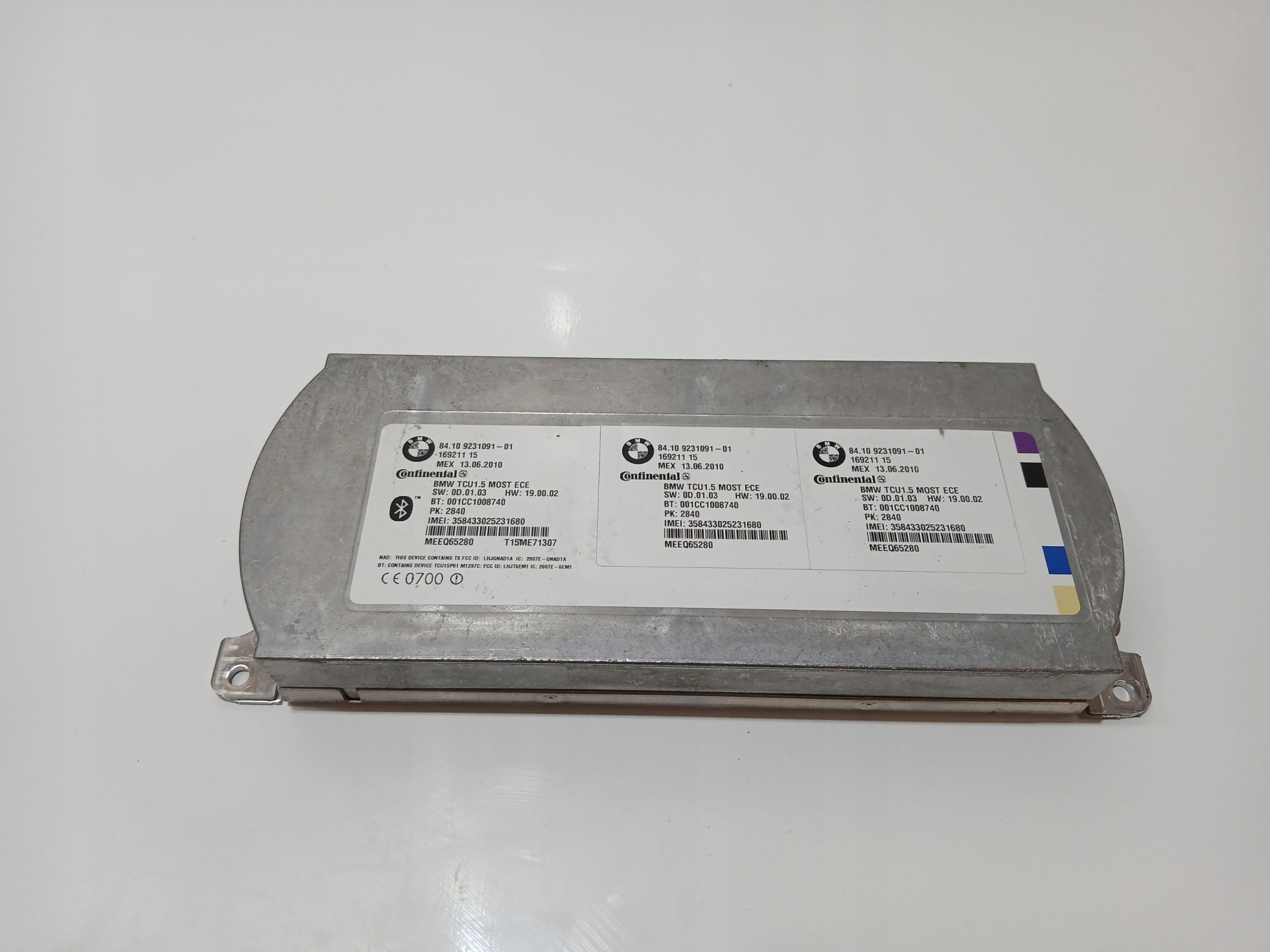 module control unit BLUETOOTH BMW E90 LCI 9231091