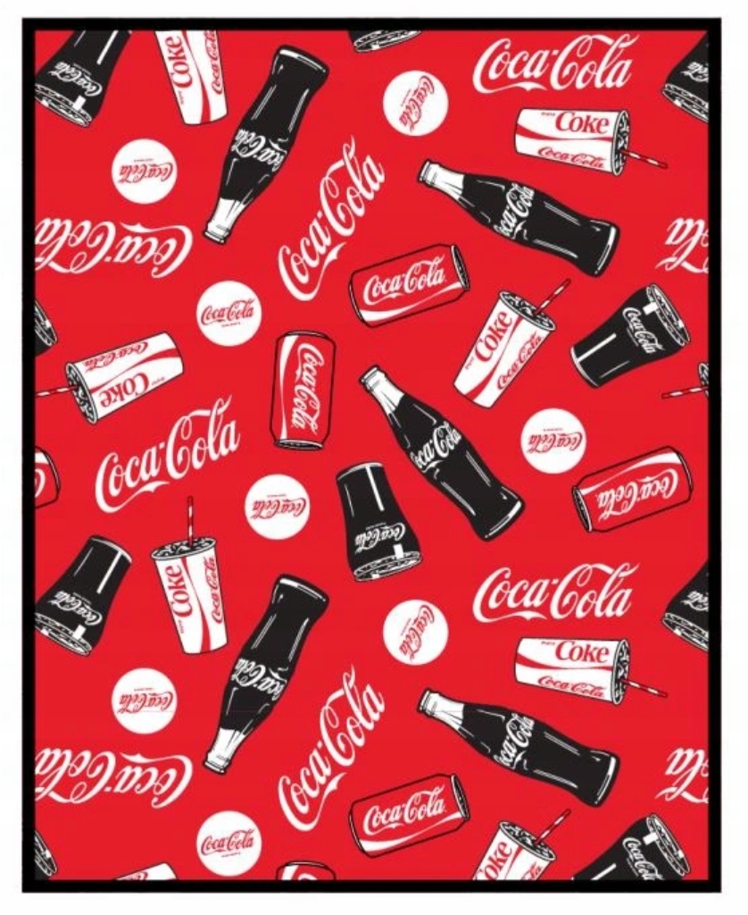 

Koc Polarowy 120x150 cm Coca Cola