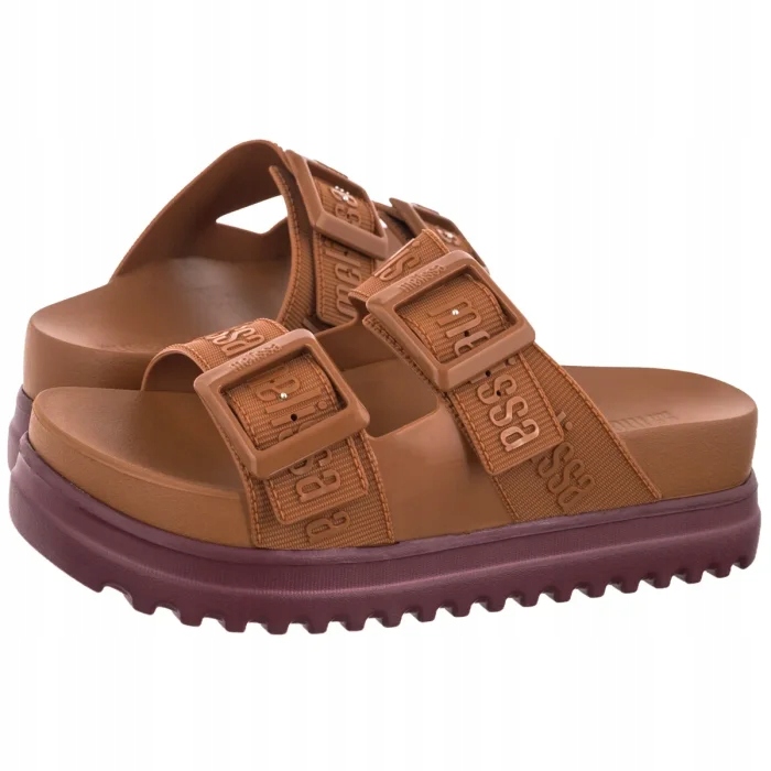 Dámské boty Nazouváky Melissa Cozy M Lover Platform 35977 Brown Hnědé