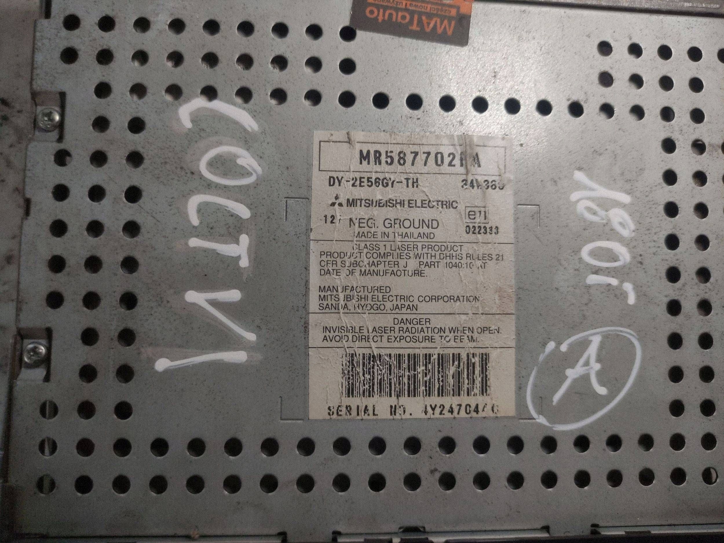 RADIO MITSUBISHI COLT VI 2004-2008