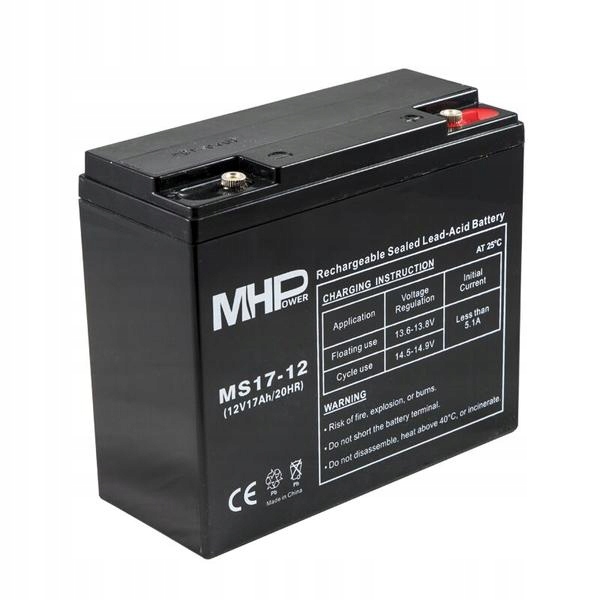 Akumulator Pb MHPower Vrla Agm 12V/17Ah (MS17-12)