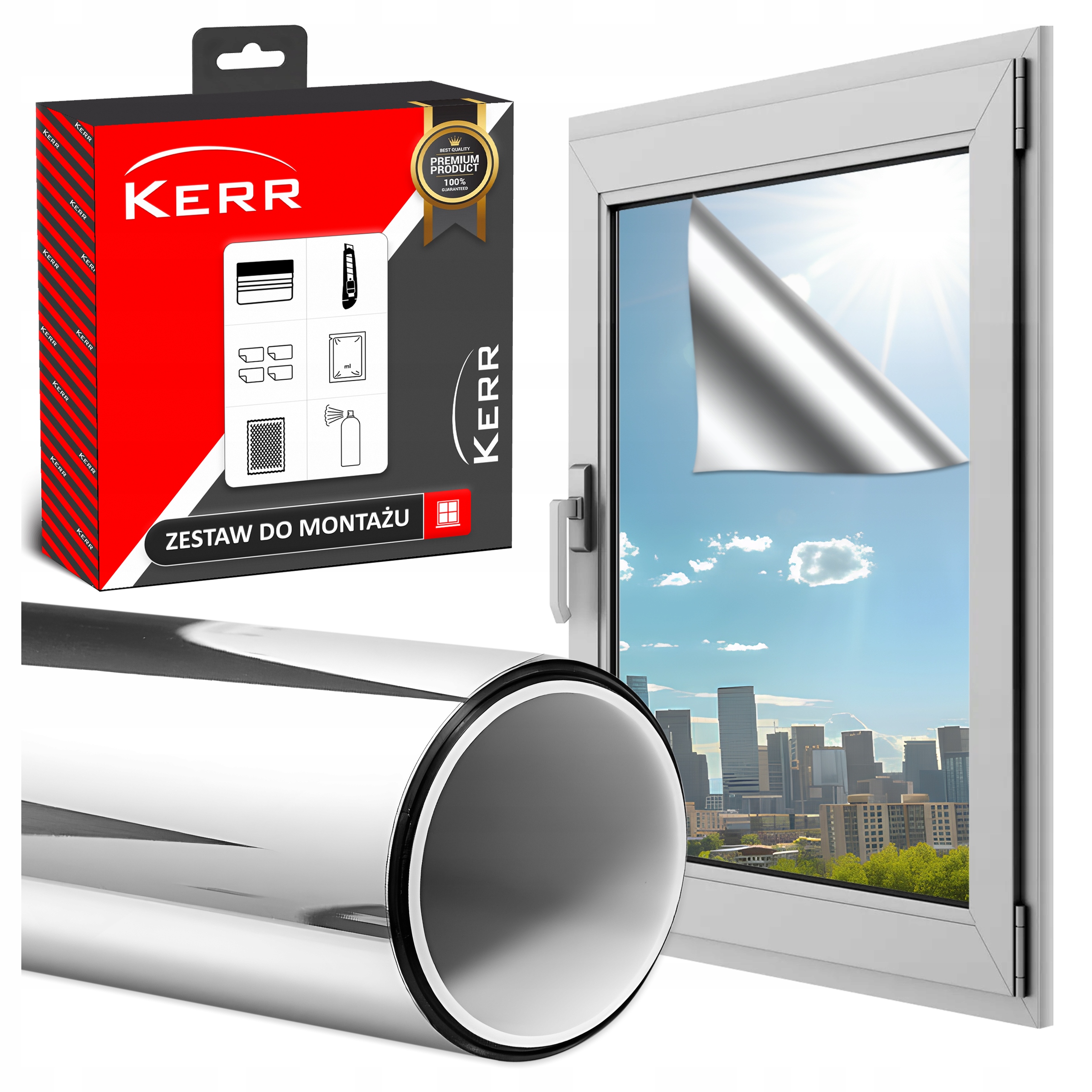 Fólie Zrcadlo Benátská Okenní Fólie 152x15m Samolepicí na okna Premium