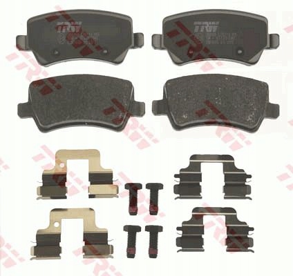 TRW GDB1685 Zestaw klockow hamulcowych Installation side Rear