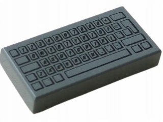 

Lego 3069bpb030 Płytka gładka 1x2 Klawiatura (1g)