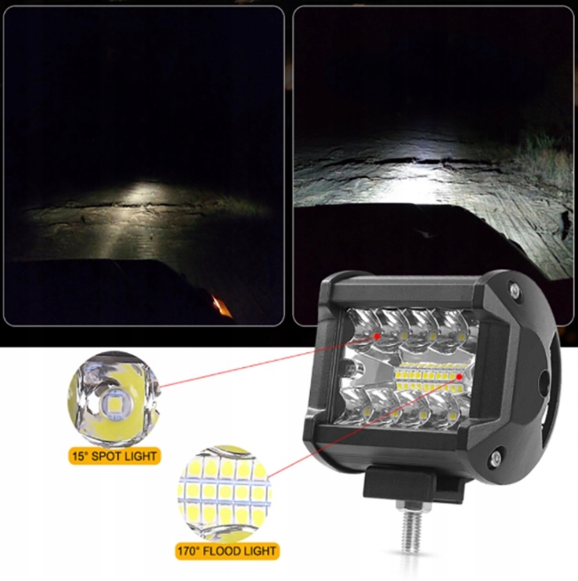 HALOGEN LED SZPERACZ LAMPA ROBOCZA 12V 24V Producent części Azaris