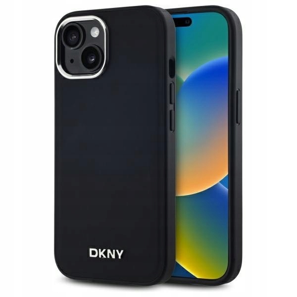 Dkny DKHMP15SPSCMCLK iPhone 15 6.1" czarny/black hardcase Plain Logo M