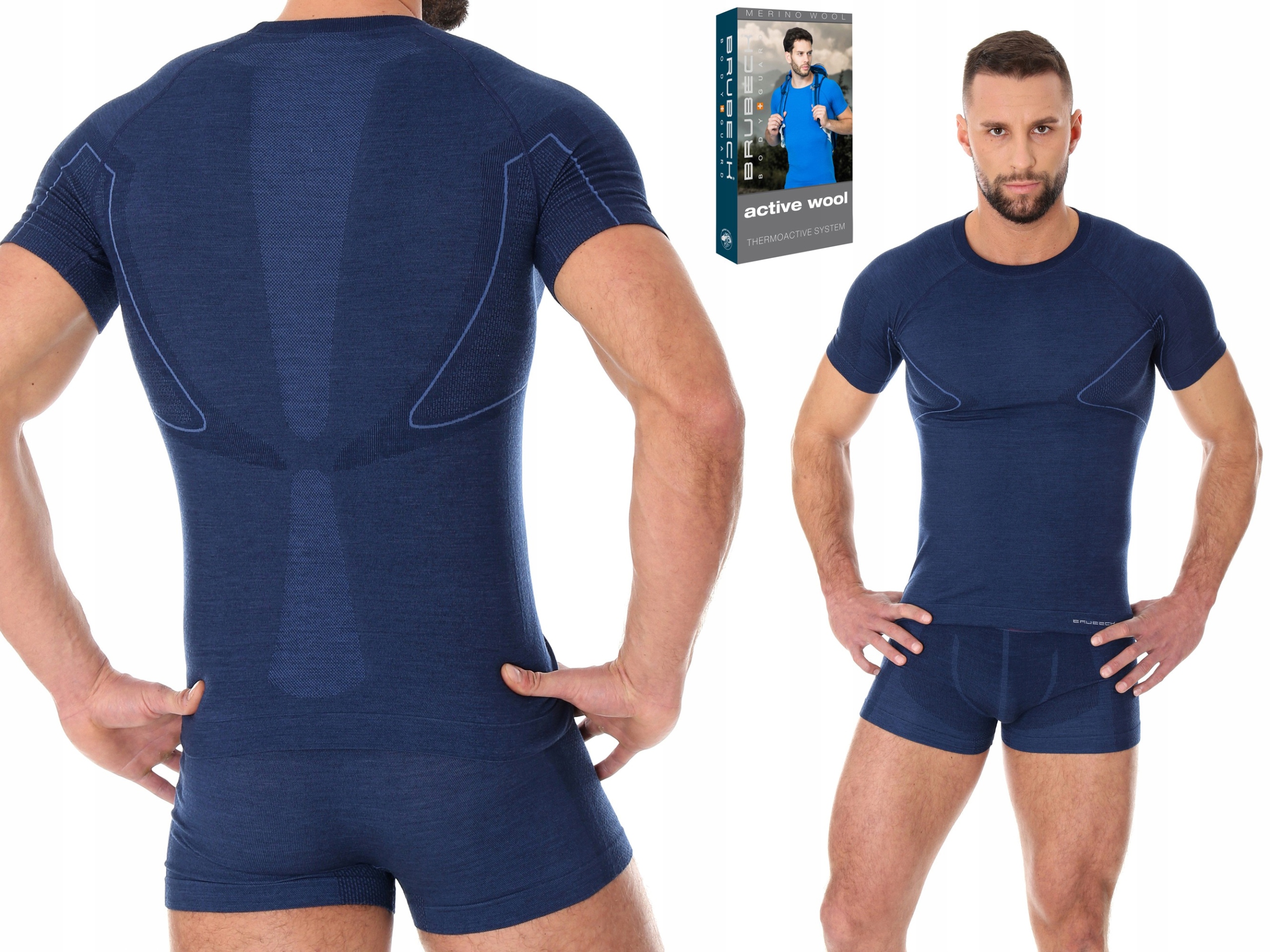 

Koszulka Trekkingowa Męska Brubeck Termoaktywna -L