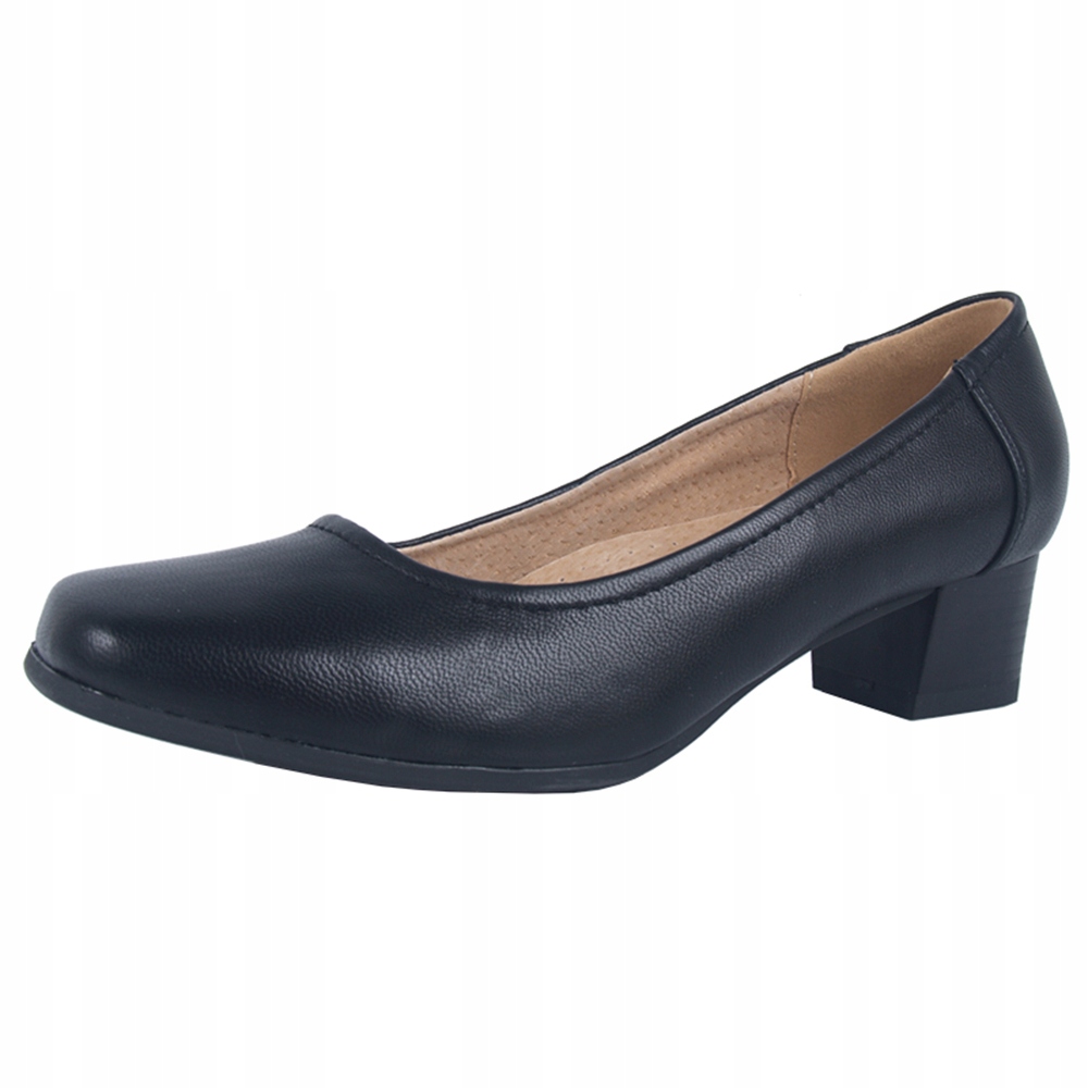 

Czółenka tęg.H wkł.skóra obcas 4cm modne Wojtyłko