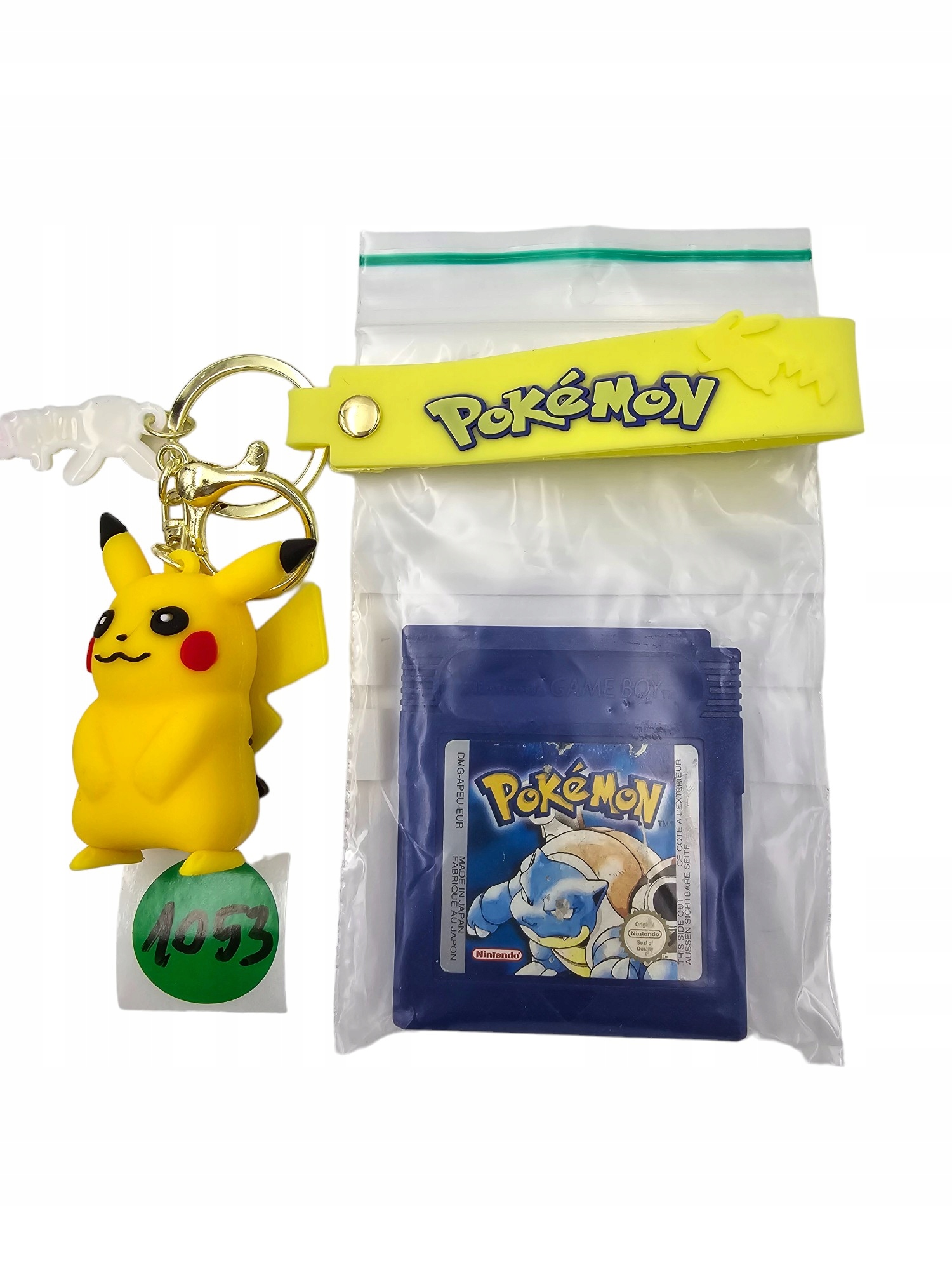 POKEMON BLUE VERSION ORYGINAŁ + GRATIS BRELOCZEK