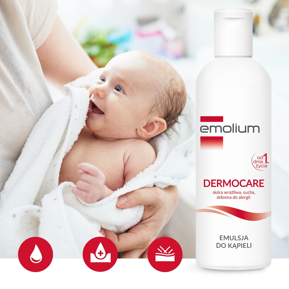 EMOLIUM DERMOCARE 400 ml emulsja do kąpieli Rodzaj emulsja