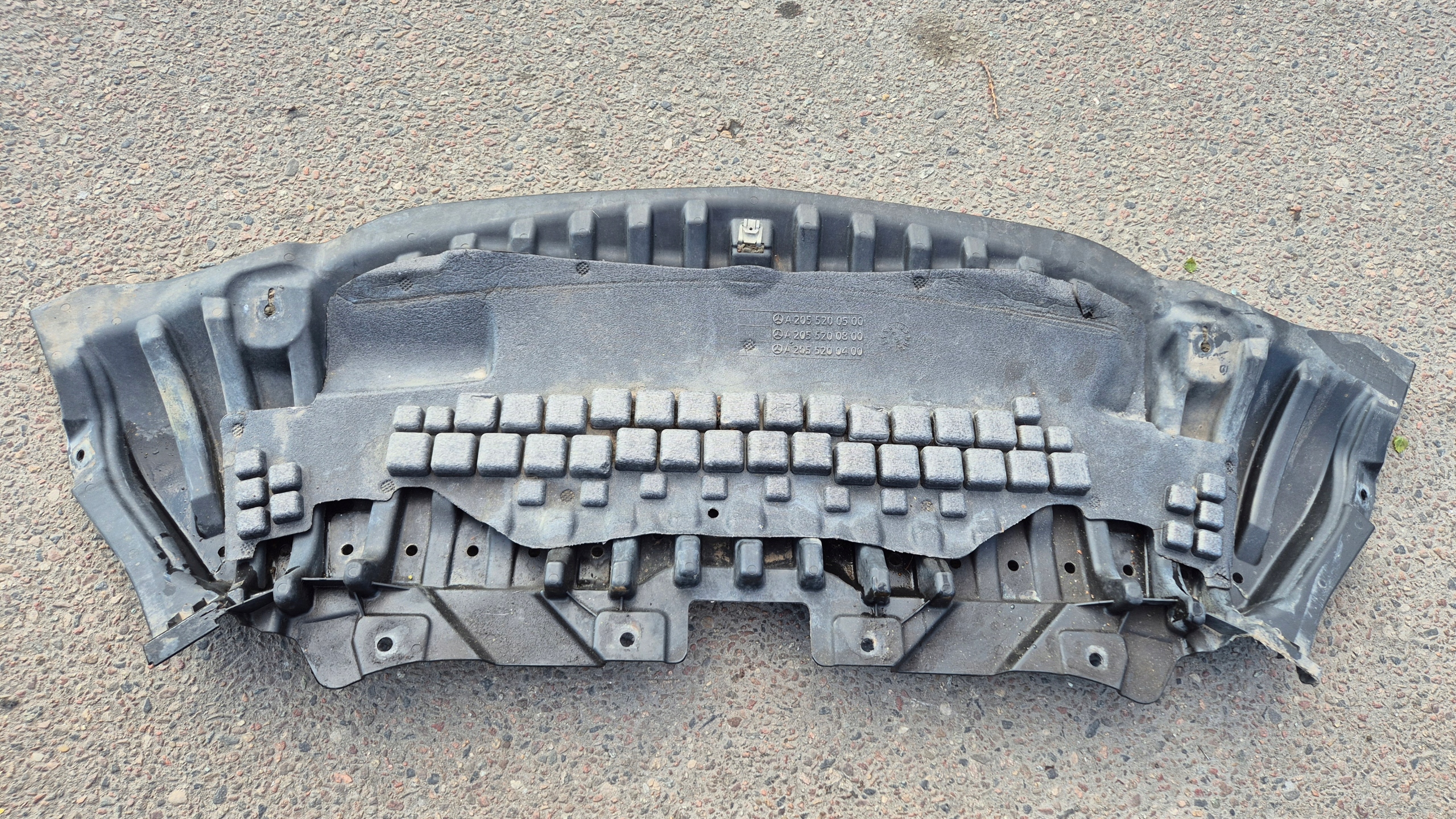 Blende Abdeckung abdeckung unter Stoßstange 2055200500 MERCEDES W205 Original