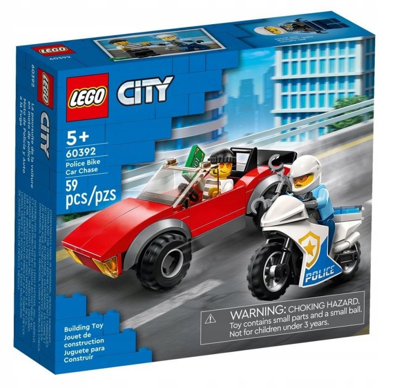 Lego City 60392 Motocykl policyjny pościg...