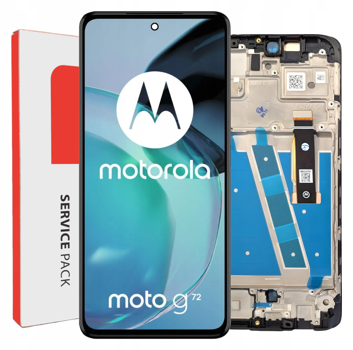 Displej pro Motorola Moto G72 LCD displej Rámeček Originál Zila XT2255-1