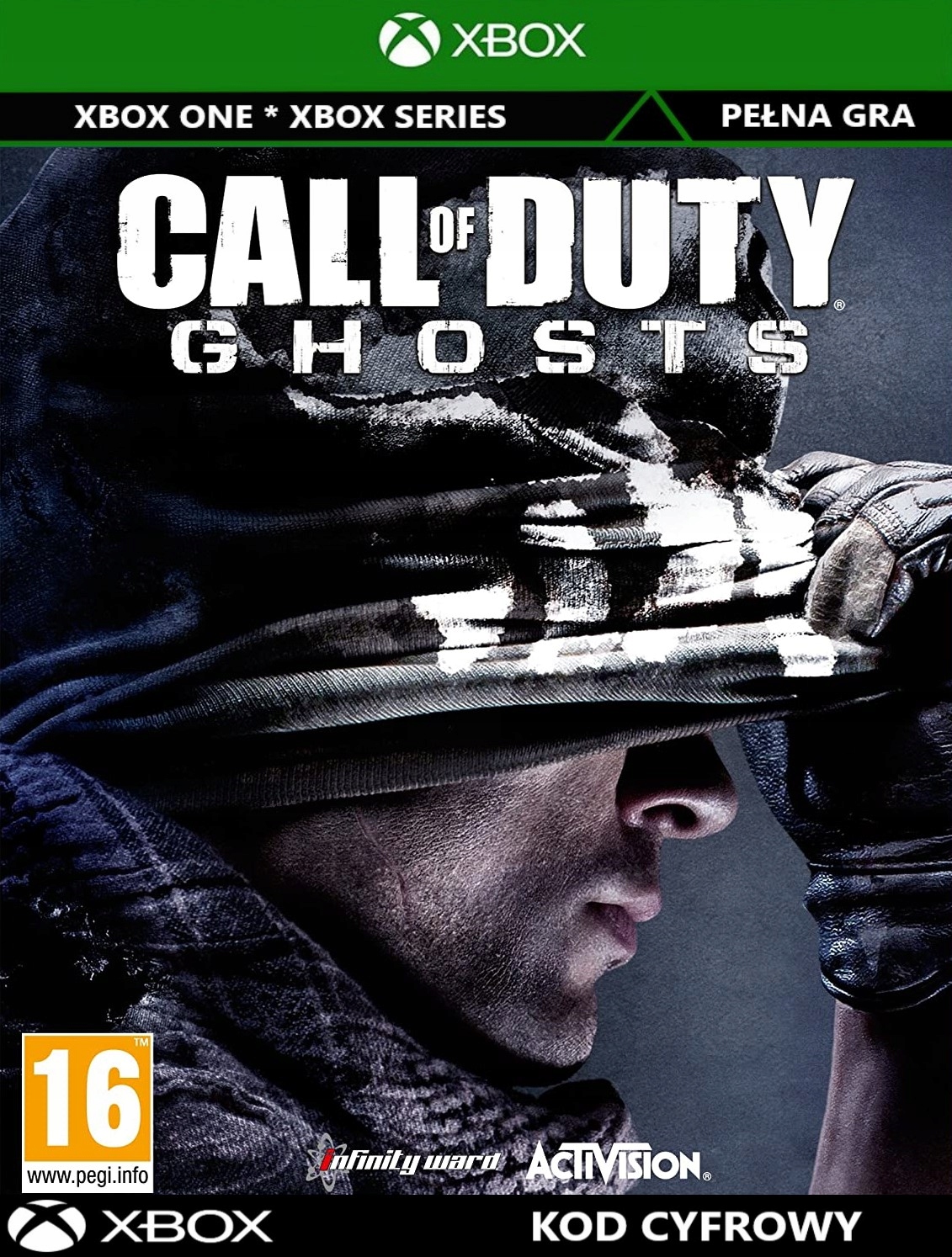 Call of Duty : Ghosts XBOX ONE S/X KLUCZ KOD