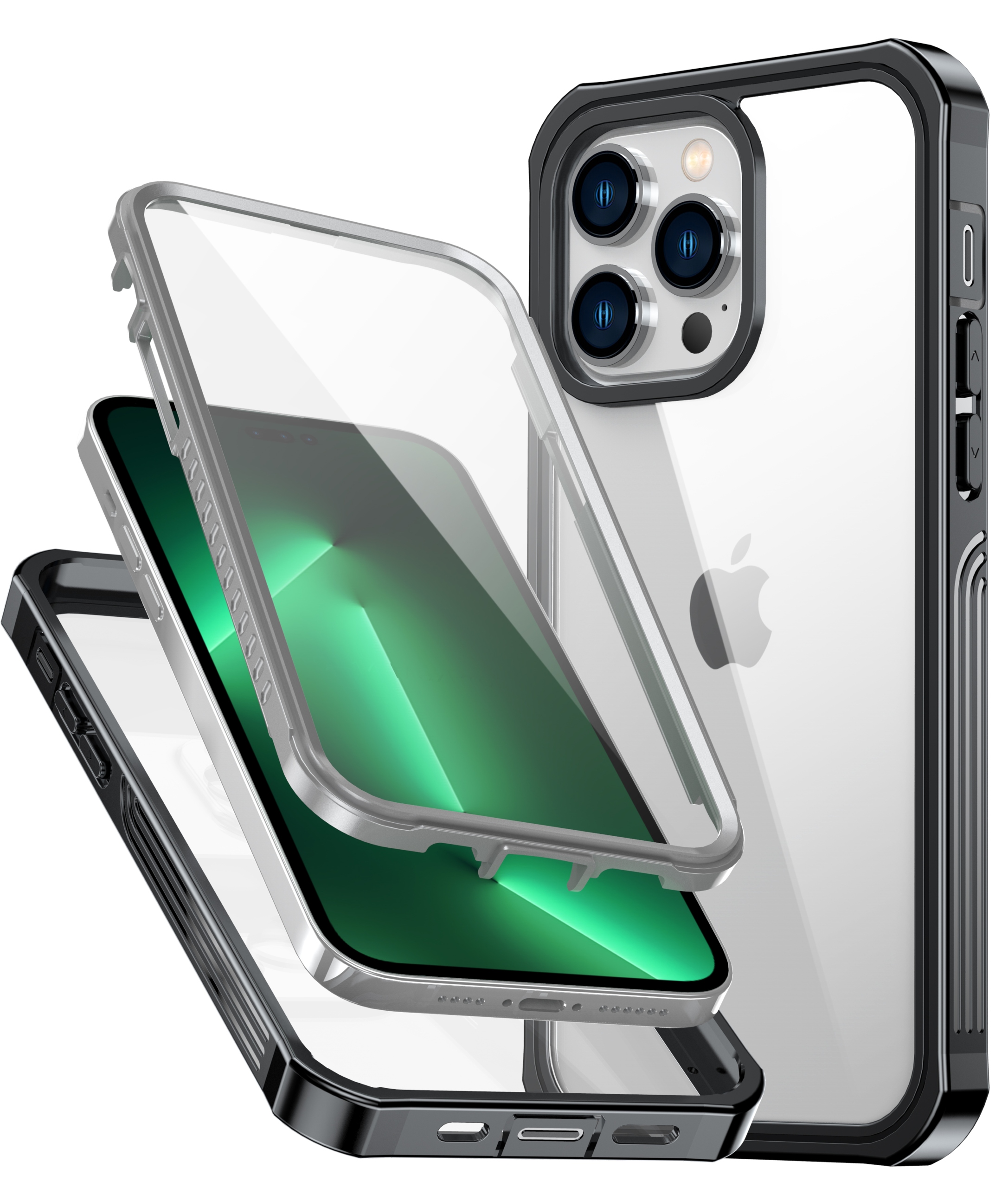 Exoguard Case Etui 360° Pancerne Wytrzymała Obudowa IPhone 14 Pro