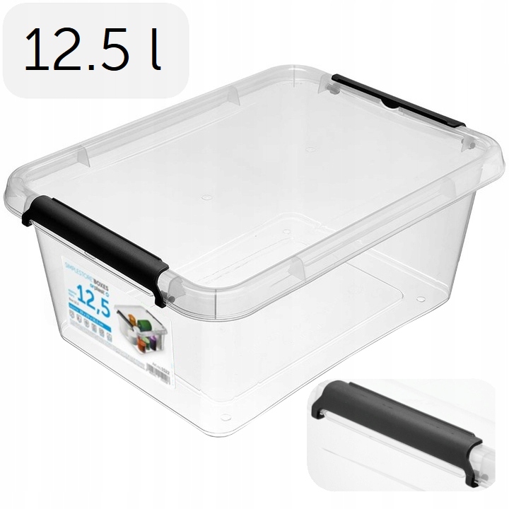 

Pojemnik Pudełko Organizer Z Pokrywą 12,5 L