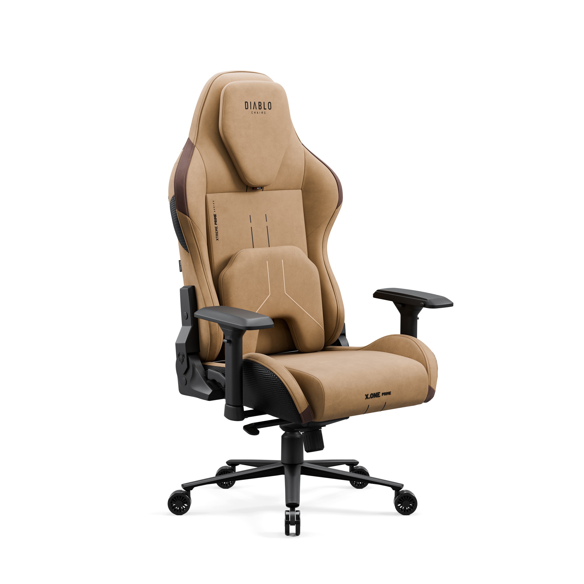 Herní křeslo Premium Diablo X.One Prime Camel Brown Látka