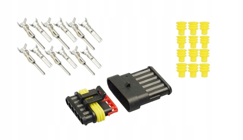 

Kostka Wtyk Złącze Hermetyczne Superseal 6 Pin