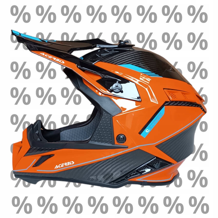 Prilba Acerbis Steel Carbon 2206 s malou lakovacou chybou XXL Cross Enduro