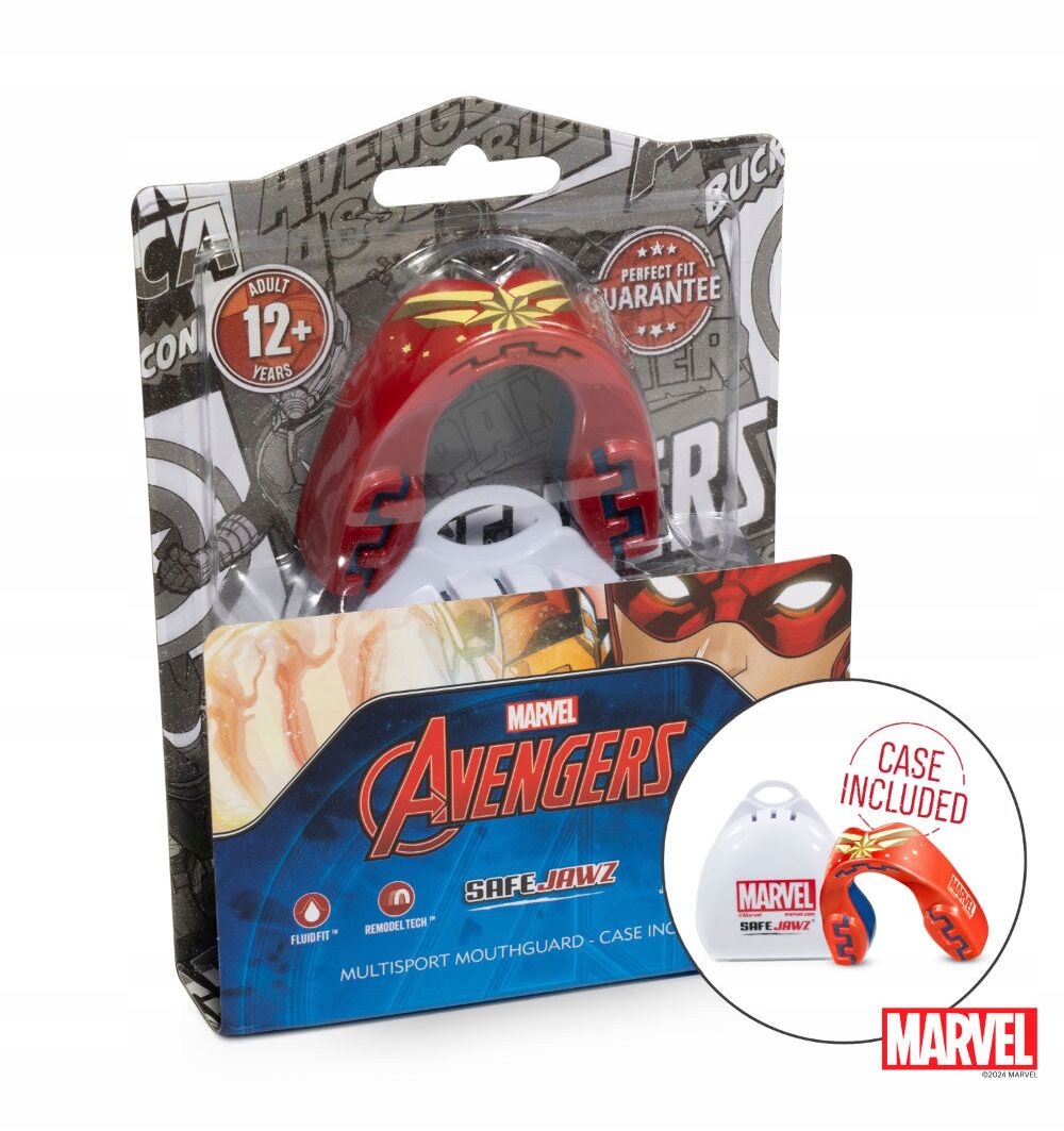 SAFE JAWZ OCHRANIACZ SZCZĘKI MARVEL CAPTAIN MARVEL OD 12 LAT Kod producenta SJCapmarvelA