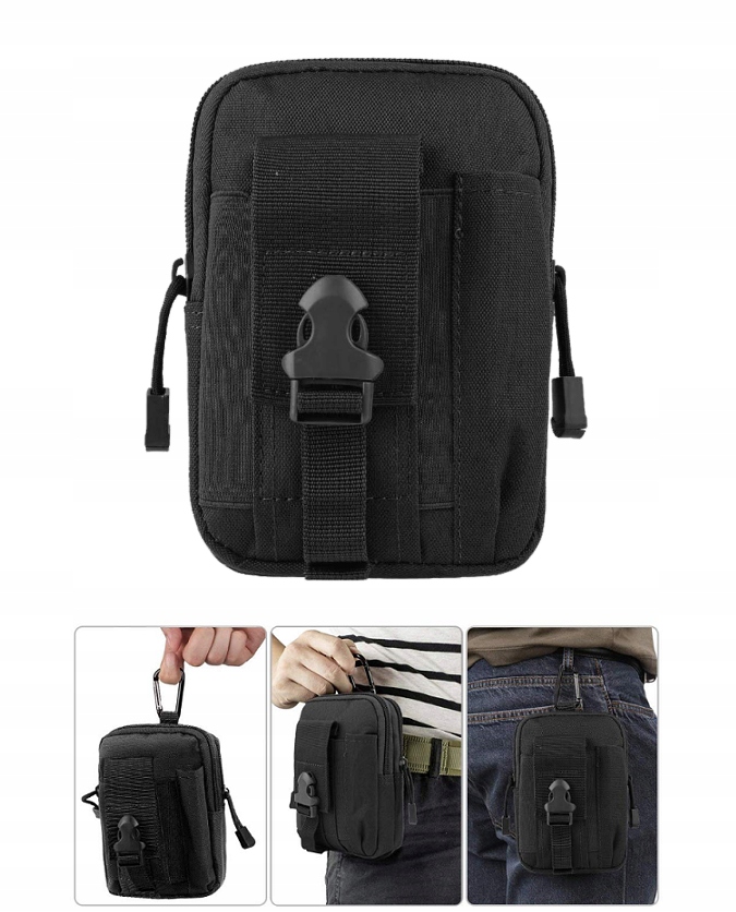 SASZETKA NERKA MĘSKA WOJSKOWA TAKTYCZNA MILITARNA SURVIVAL DO PASKA Marka inna