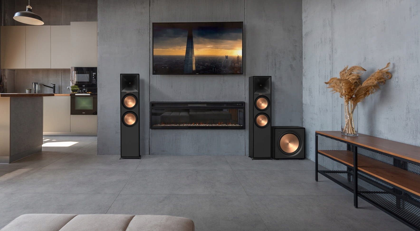 Kolumny podłogowe Klipsch New Reference R-800F Wymiary 1093 x 443 x 277 mm