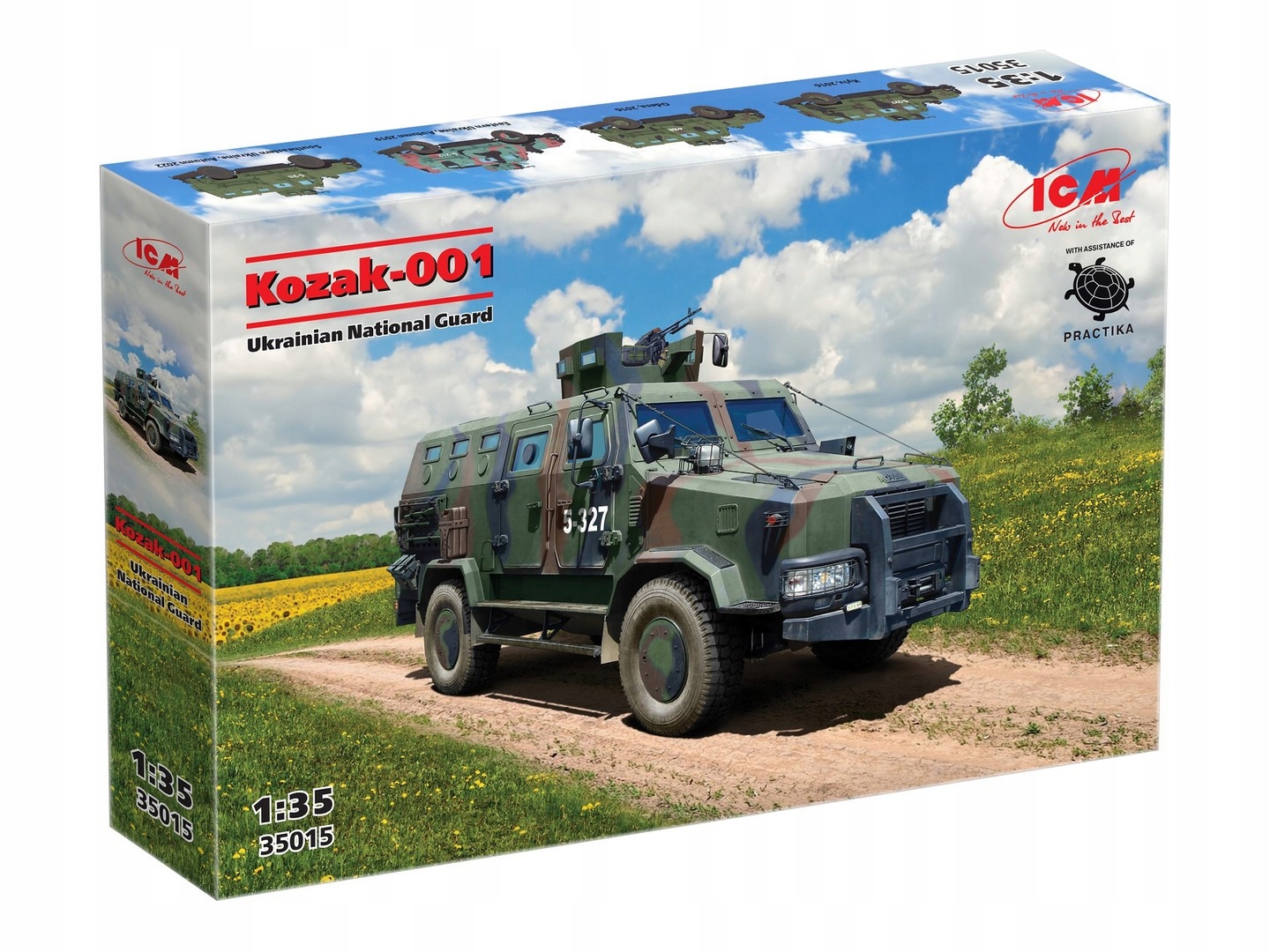 Obrněný transportér Kozak-001 Mrap 35015 ICM