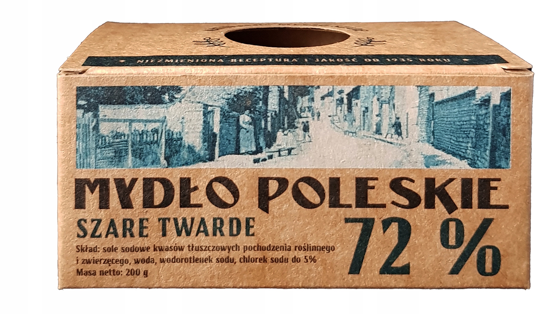 

Mydło szare Poleskie 200g sodowe uniw. 72% Premium