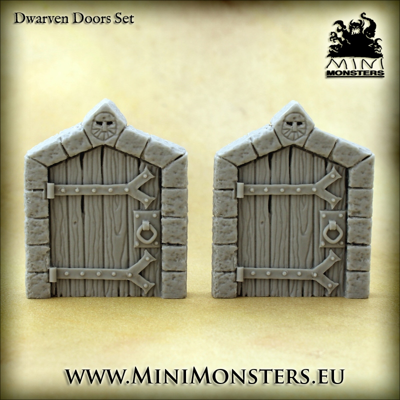 DWARVEN DOORS SET1 2szt. - Warhammer, Fantasy Nazwa Dwarven Doors Set 1
